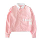 PINK BUTTON-UP