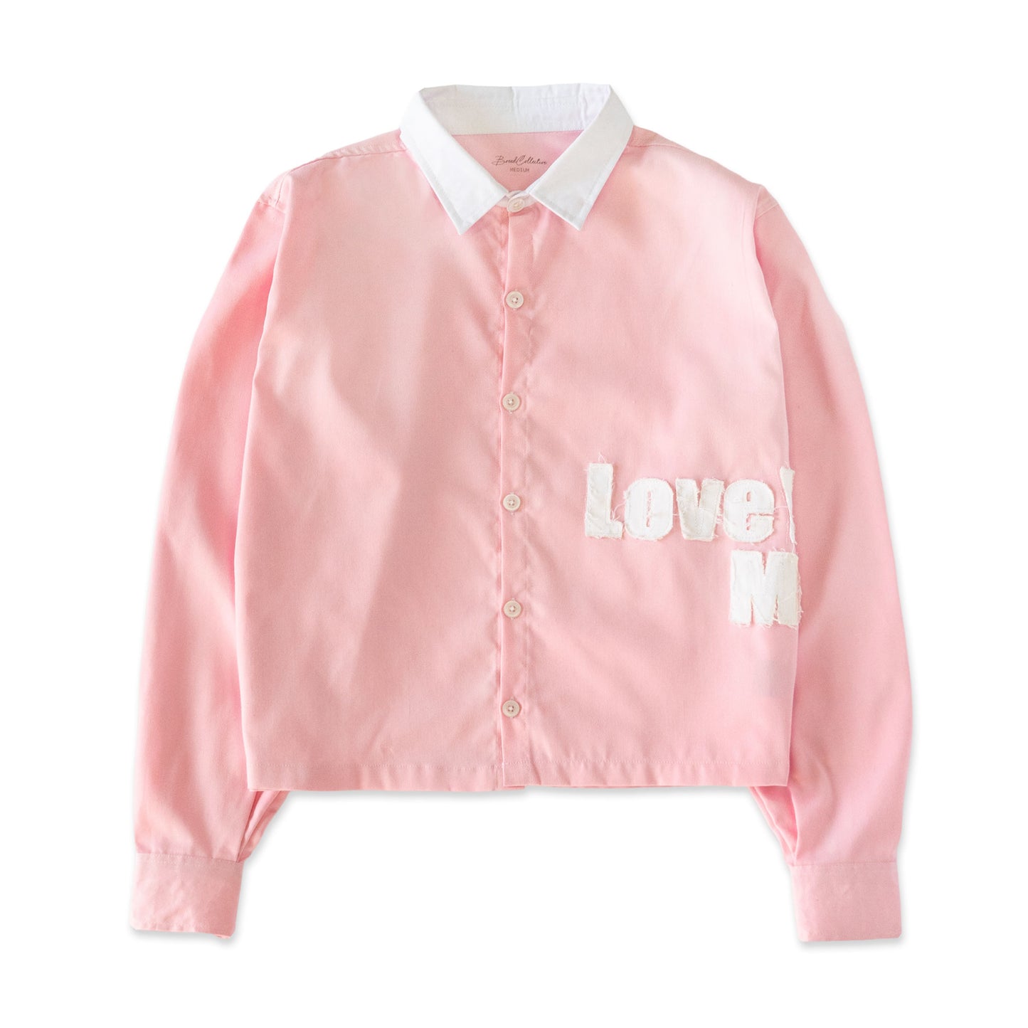 PINK BUTTON-UP